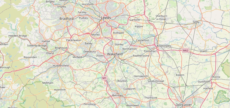 Map of the Wakefield area we cover